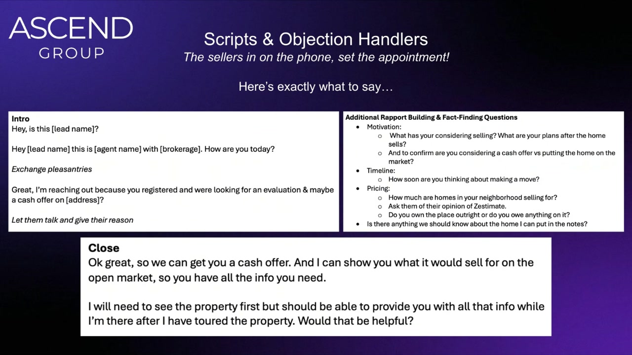 Chapter 4 — Scripts & Objection Handlers